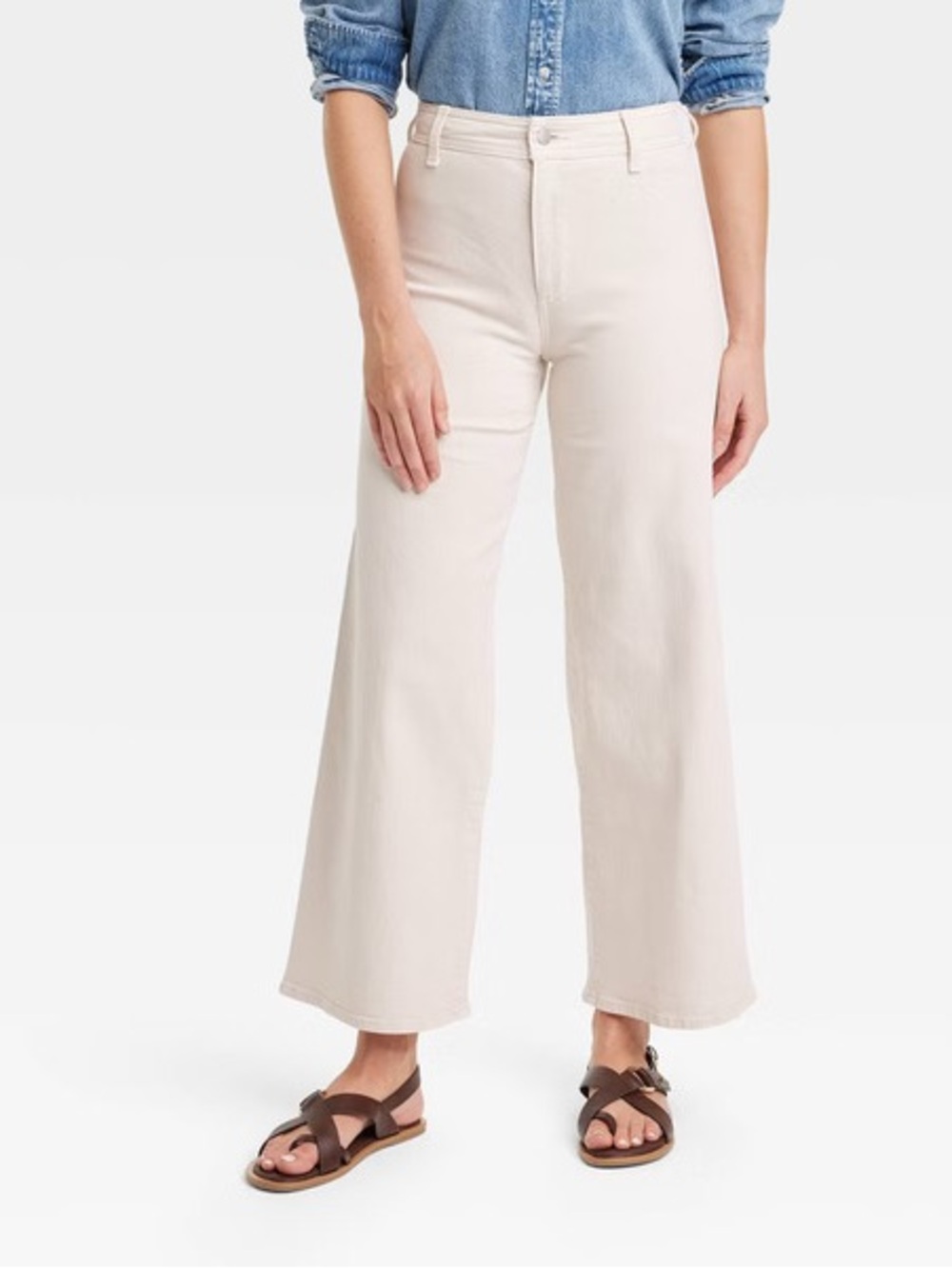 SOLD OUT Universal Thread Sailor Wide Leg Jeans Ecru 6R